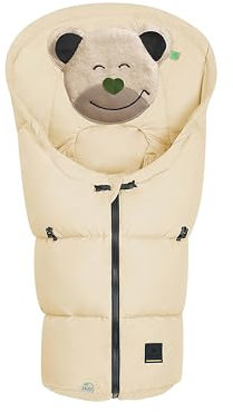 Odenwälder Fußsäckchen Mucki Popeline I Warmes Winterfußsäckchen für Babyschale I Winterfußsack | Babyfussack | Fußsack atmungsaktiv, waschbar | Kinderfussack Jungen Mädchen | ab Geburt