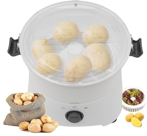 Electric Potato Peeler, Automatic Potato Peeler,Vegetable Dryer Salad Dehydrator, One-Button Drive Portable Potato Peeler Spinner for Household Home Kitchen Restaurant Use