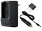 Chargeur de batterie compatible avec Kodak PIXPRO AZ425. Tension universelle (100-240 V), design compact portable, prise rabattable (chargeur de voiture inclus)