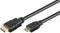 goobay Câble Micro HDMI vers HDMI 2.1 Ultra Haute Vitesse Câble HDMI 8K @ 60 Hz, 4K @ 120 Hz à 48 Gbits/Dolby Atmos/HDR eARC/GoPro, Canon, Sony, Raspberry Pi 4 et Pi 5/2 m / 74433
