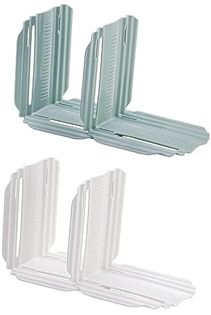 KICHOUSE 4pcs Refrigerator Divider Plates Storage Partition Board Kitchen Accessories Fridge Organisation Crisper Drawer Organizer