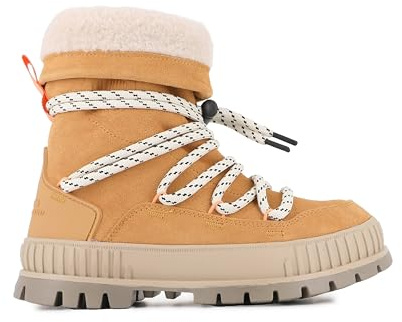 Palladium Damen Pallashock Winterstiefel, beige, 39 EU
