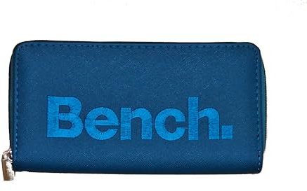 Noey & Lou Bench Damen Geldbörse XXL Portemonnaie Große Brieftasche Reißverschluss Clutch Münzörse (Petrol)