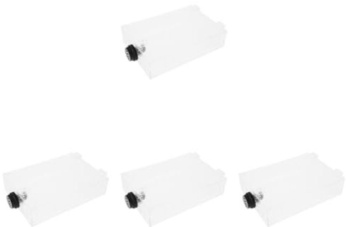 Angoily 4pcs Box Thermostat Lock Box Thermostat Cover Wall Mount Protective Box for Lock