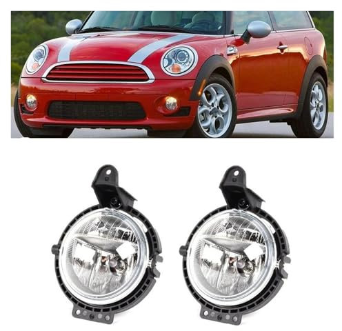 Feux Assembly Phare pour BMW pour Mini R55 R56 R57 R58 R59 pour Cooper 2006-2015 63172751295 Phare Antibrouillard Pare-Chocs Avant Voiture avec Ampoules Halogènes(Droit)