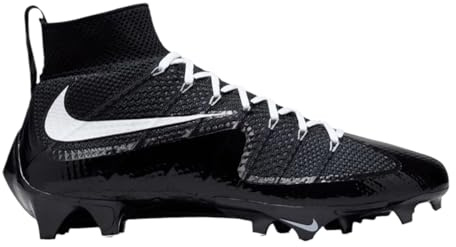 Nike Vapor Edge 360 Untouchable Men's Football Cleats (FQ0235-001, Black/White/Black/Volt) Size 12