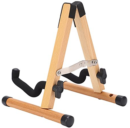 Yctze Geigenständer aus Holz – Klappbarer, Abnehmbarer Holzständer für Ukulele, Mini-Gitarre und Mandoline – Tragbares Musikinstrumenten-Zubehör
