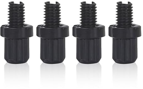 4 Pcs Aluminum Alloy Brake Lever Adjusting Screws,Brake Cable Adjusters for Mountain, Road, Fixed Gear, Folding Bikes