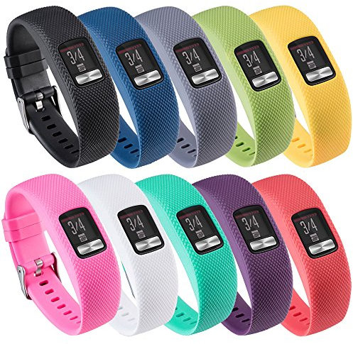 Armband für Garmin Vivofit 4, weiches Silikon-Ersatzarmband für Garmin Vivofit 4 Activity Tracker
