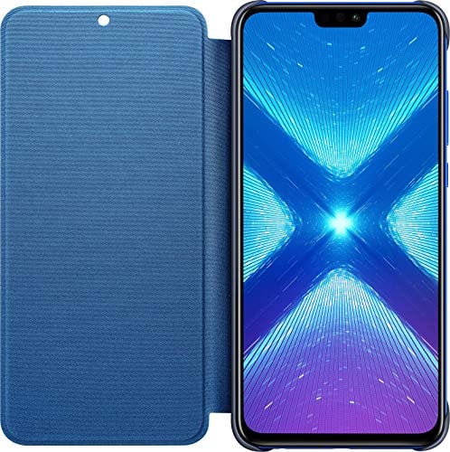 Honor 8X - PU Flip Protective Cover, Sapphire Blue