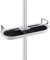 homeasy Bathroom Shower Shelf, Shower Caddy/Tidy No Drilling Shower Holders Storage for Soap Shampoo Shower Rack Hanging with Buckle and Shower Head Hook Suit 19mm-25mm Shower Rail