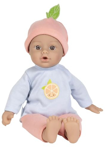 Adora Amazon Exclusive Sweet Babies Collection, 27,9 cm weiche und kuschelige Babypuppe, maschinenwaschbar, Geburtstagsgeschenk für Kinder ab 1 Jahren, Baby-Grapefruit