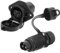 AGRISHOP 12V 3 Polig Anhänger Steckdose Stecker Buchse Adapter für RV Wohnwagen Wohnmobil Zubehör Sattelzugmaschine Lastwagen(Befestigungslöcher/2/KIT B)