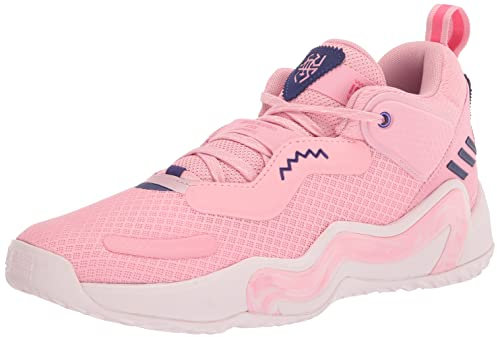 adidas Scarpe da Basket Unisex D.o.n. Issue 3, Rosa Chiaro Rosa Chiaro Team Colleg Viola, 17 Women/14 Men
