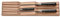 WUSTHOF Cofanetto 3 coltelli Classic, Office 10 cm, Chef 16 cm e pane 20 cm, con portacoltelli per cassetto in legno