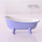 Cocktail Totem Cup Originalität 3D realistische Badewanne Cocktail Glas Weinbecher Bar Charms Sorbet Smoothie Milkshake Kalt Eiscreme Becher Container CocktailgläSer (Color : Purple)