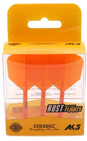 CUESOUL ROST Personalisierte integrierte Dartschäfte und Dartflüge in Big Wing-Form, Set mit 3 Stück (CSAK-510LYS)