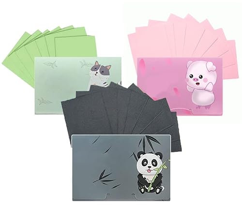 PLABBDPL 300 Pcs Papier Matifiant Pour Les Soins De La Peau Huileuse, Hommes Et Femmes Huile Faciale Contrôlée Articles De Vue De Voyage