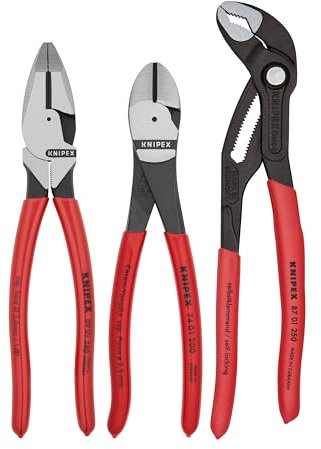 KNIPEX Tools 9K 00 80 157 US 3 Pc Pro Pliers Set