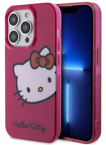 MOBILE CG CG Mobile Hello Kitty iPhone-Rückseitenhülle Kitty Head Pink (iPhone 14 Pro Max)