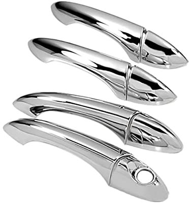 INEOUT Car Triple Chrome Door Handle Cover Trim Fit For BMW X5 E53 2000-2006