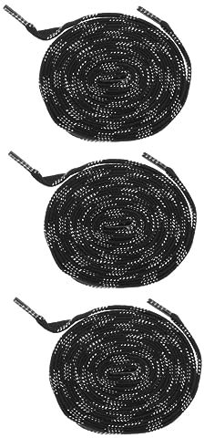 Toddmomy 3paare Polyester Schnürsenkel Für Schlittschuhe Und Rollschuhe Langlebige Elastische Sport-schnürsenkel Für Eishockey Ski Und Freizeit-Schuhe