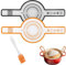 2 Stück Silikon Backmatte Langen Backmatte Brot Silikonmatte Backen Wiederverwendbares Brotbackzubehör Backmatte Silikon Teigmatte Geeignet für Teig Macarons (Schwarz + Orange mit Pinsel)