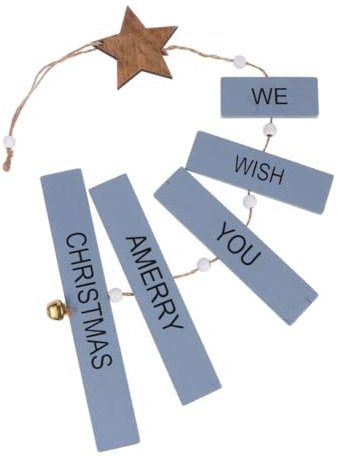 FUNOMOCYA 1Stk Christbaumschmuck weihnachtstür hängebrett hängende Dekoration aus Holz Christbaum anhänger Tannenbaum anhänger Ornament weihnachtsdeko Weihnachtsanhänger Weihnachtsbedarf