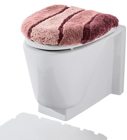 REDBEST WC-Deckelbezug Louisville Altrosa Größe 47x50 cm