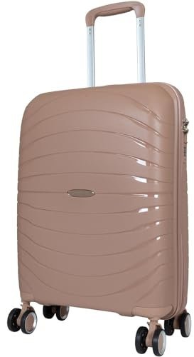 Warenhandel König Hartschalen Koffer Trolley Rethmar Handgepäck - Farbe Rosegold - Gr. M