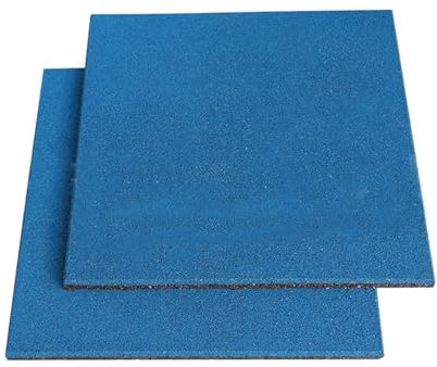FUNEAER Rubber Playground Tile,Outdoor rubber matsRubber Tiles Fall Protection for ndoor and Outdoor Gym Floor, Sport Floor, Backyard Play Area(Color:B,Size:50×50×2.5cm)
