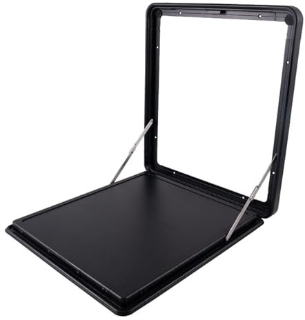 Externer Klapptisch for Wohnmobile, Wohnmobiltische, Klapptisch Wandmontage, for Wohnwagen, Tisch Wohnmobil, Klapptisch(Negro,40 * 45cm)