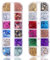 Blattgold Nagel Pailletten Glitter 2 Boxen Goldfolie Nailart DIY Nagelkunst Puder-Nagel-Glitzer Glitzer Flocken für Nägel Deko Goldfolien Für Gel Nägel Holographische Glitzer Nagel