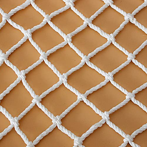 QSTGX Nylon-Schutznetz verschleißfestes Zaun-Dekor-Netz Anti-Fall-Haus Balkongeländer Treppenzaun, für Gartenzaun im Freien, Pflanzenschutz 5cm,1x1m(3x3ft)