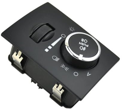 GLILAR Lichtschalter Scheinwerfer Kompatibel Mit Dodge Für Challenger 2014 Auto-Scheinwerfer-Nebelscheinwerfer-Lampen-Steuerschalter 68189157AA