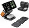 LULULOOK 3 in 1 Foldable Charger Qi2 Certified Charging Station, 15W Wireless Travel Chager MagSafe for Apple Watch10/9/8/7/SE & AirPods Pro/3/2, for iPhone 16/15/14/13/12, Grey