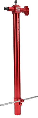 Schaltwerk-Ausrichtwerkzeug, Einstelllehre für Schaltauge und Rennrad, Aluminiumlegierung, 400 mm, leichtes Fahrrad-Kalibrierungswerkzeug (Rot)