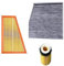 CGHUN Filtro aria Filtro abitacolo Filtro olio for Mercedes Benz CLA C117 X117 X156 2013-2019 CLA 180 200 220 250 260 Modello Set di filtri 2700940004 Filtri aria abitacolo auto(3 Pcs Filter Set)
