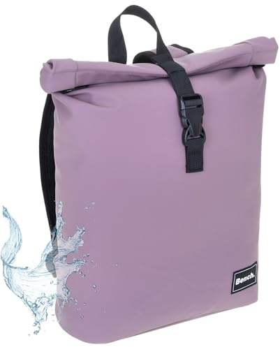 Bench Rucksack Hydro Compact A4 Plane outdoor 64222 4800 Malve Rosa +s | Rucksack Damen Mädchen Daypack Damenrucksack Tasche backpack Handtasche wasserabweisend + bagboom Schlüsseletui