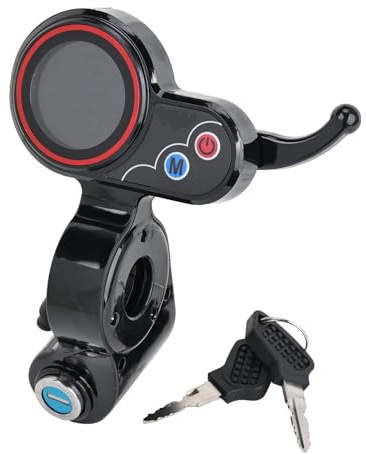MEXWLOP 48V 6 Pin Dashboard Throttle, for ZERO, for 8 9 10 8X 10X 11X, for Kugoo, M4 Electric Scooter LED Display Instrument With Key electric scooter display screen