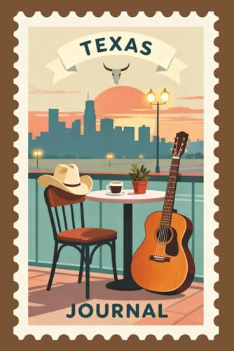 Texas Journal: Lined Aesthetic Notebook with Matte Cover (120 Pages)