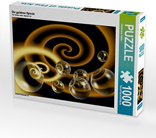 CALVENDO Puzzle Die goldene Spirale | 1000 Teile Lege-Größe 64 x 48 cm Foto-Puzzle für glückliche Stunden