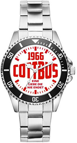 KIESENBERG - Cottbus Geschenk Artikel Idee Fan Uhr 6093