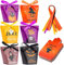 HOTSAN Halloween-Süßigkeit Taschen Behandelt Taschen, 36 Packungen Halloween-Papiertüten für Leckerbissen oder Trick & Partyzubehör, Halloween Goodie Bags für Kinder - Perfekte Halloween-Dekoration