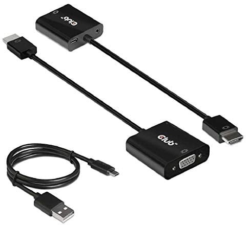 Club3D HDMI™ 1.4 auf VGA Adapter (mit Audio) ST/B