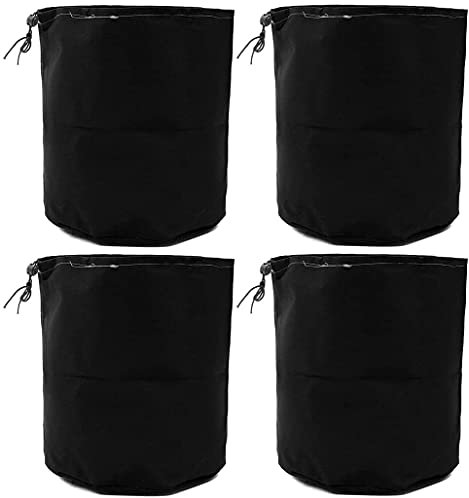 Odashen 4 x Staubdichte wasserdichte Abdeckbeutel für Rasenmäher von Stihl, Echo Weed Eater Edger Pole (schwarz)