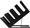 Yardwe and Lid Holder Coffee Organiser: 4 Compartment Adjustable Paper Dispenser for Coffee Station Bar Shop Countertop Black