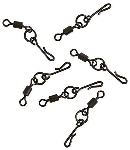 Fox Karpfenangeln Zubehör Edges Kwik Change O Ring Swivels, Größe:10