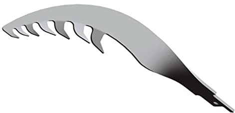 Musashi WE-706EU Boquilla para desmalezar (hoja en forma de hoz (para cortar raíces grandes y fuertes), adecuada para Sin cables Herramienta de extracción y raíces de Jardín Musashi WE-750EU
