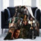 YINGD Joseph Klaus Morgan Mikaelson Decke, ultraweiche, leichte Flanell-Fleece-Überwurfdecke, warme Klimaanlage, Decke für Couch, Sofa, Bett, 150 cm x 125 cm
